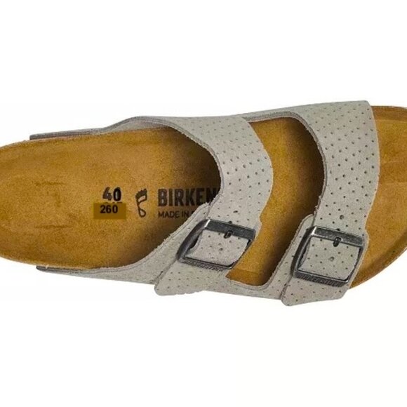 Birkenstock Arizona Big Buckle Dual Strap Suede Sandals Womens Sz 9 NEW - Picture 9 of 10